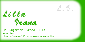 lilla vrana business card